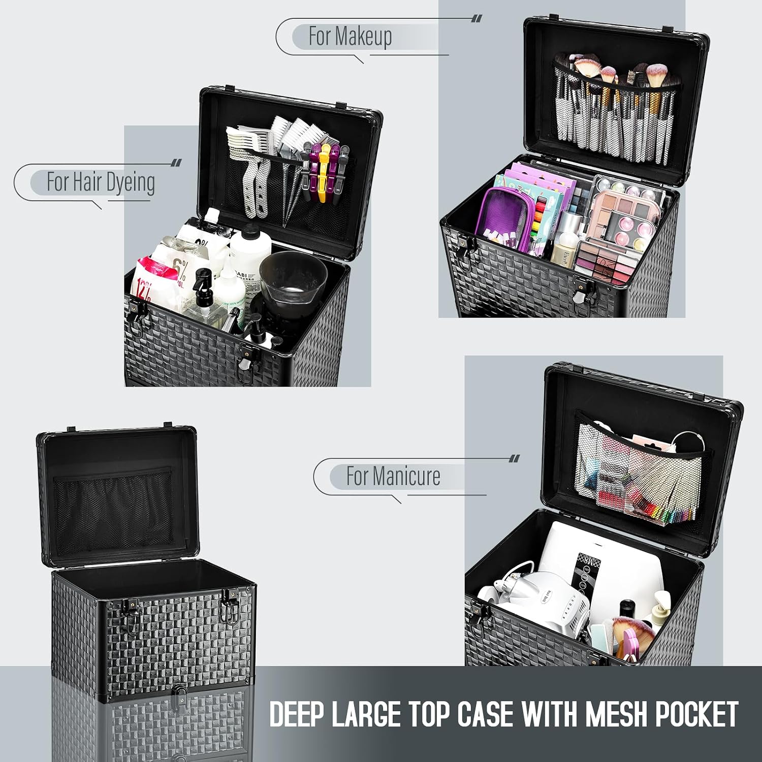 Rolling Salon Cart with 3 Draw - огляд і ціна Spa & Wellness Zámeček Petrovice