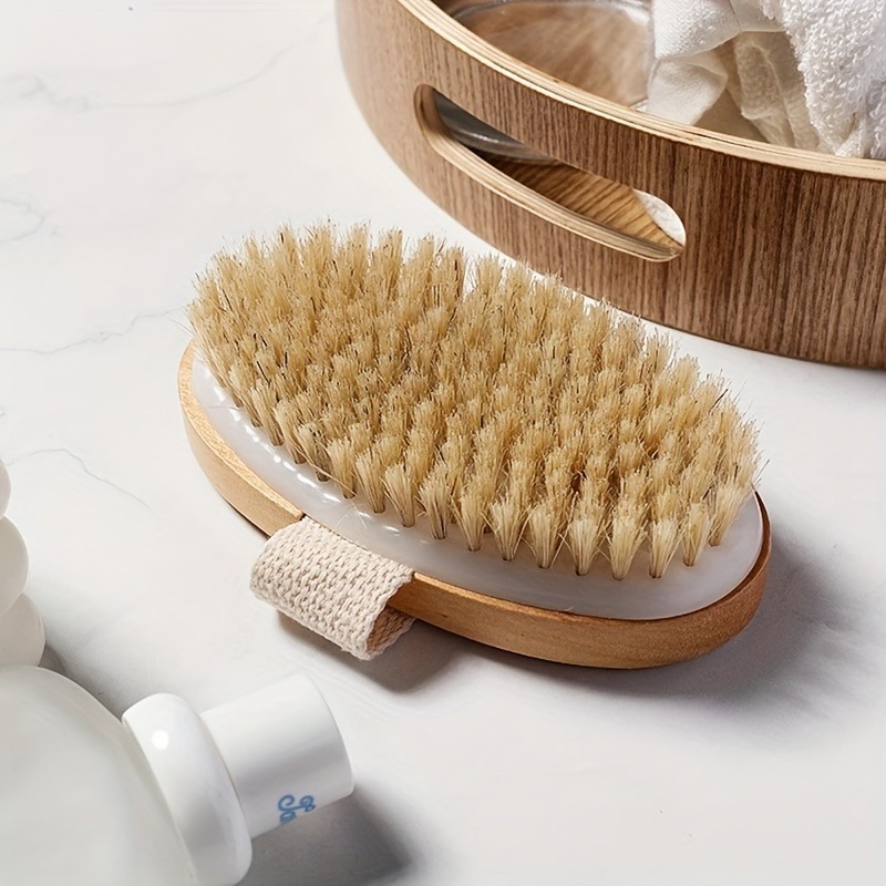 Natural Bristle Body Spa Brush - огляд і ціна Dry Brush Body