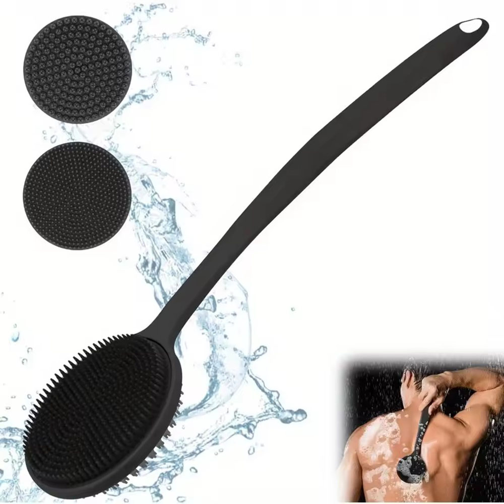 1pc Silicone Back Scrubber Bru - огляд і ціна Dry Brush Body