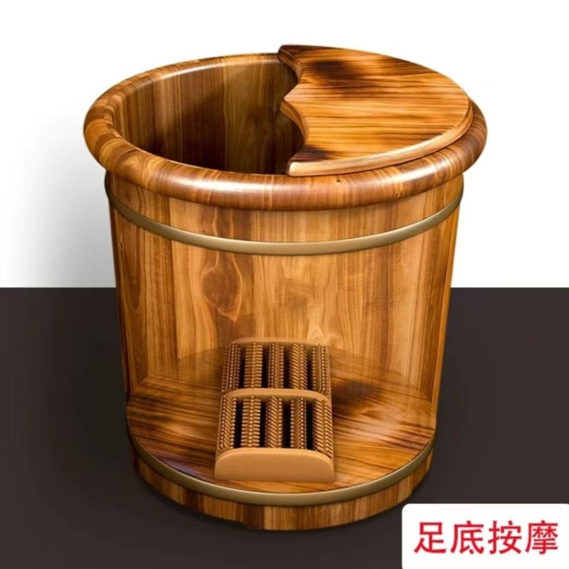 Wooden Foot Soaking Bucket, So - огляд і ціна Spa & Wellness Zámeček Petrovice