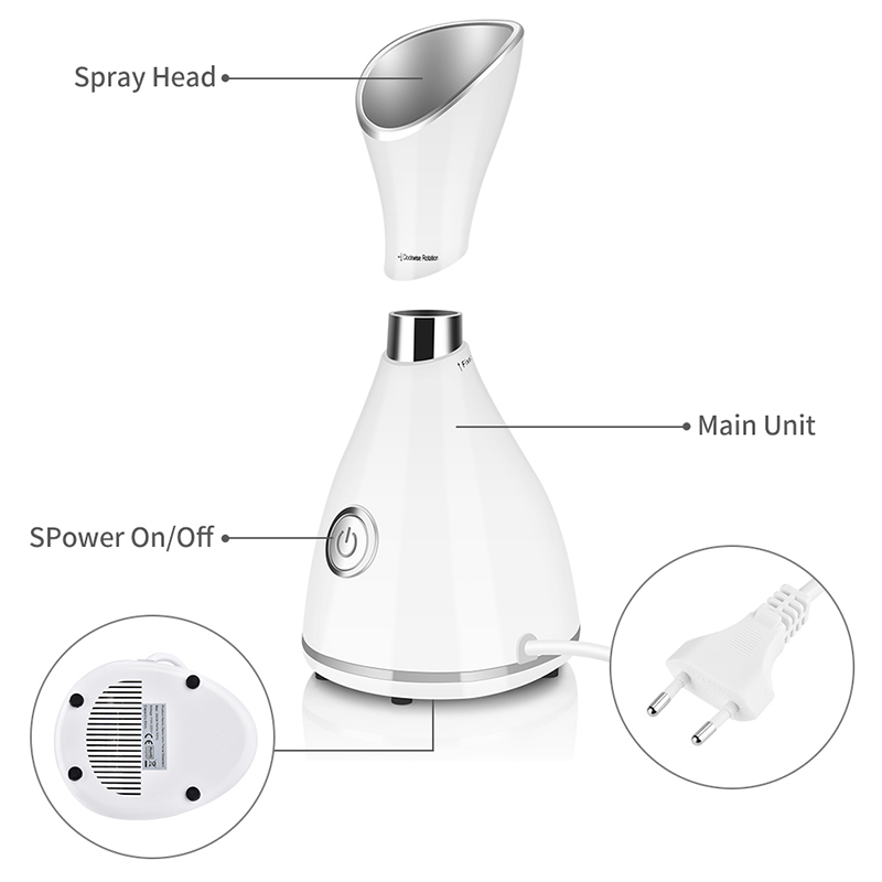 Portable Nano Ionic Hot Mist F - огляд і ціна Facial Steamer Nano